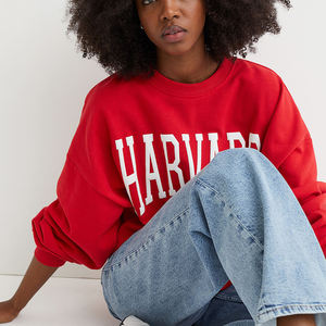 Women <b>Pullover</b> Wholesale Women Long Sleeve Running Sport Oversized Women Sweatshirt - Product Image 2