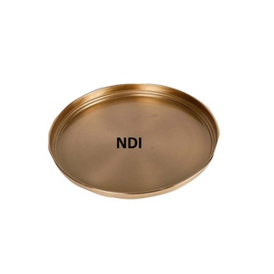 Bandeja DE SERVICIO DE Metal de estilo moderno Bandeja de servicio de acabado chapado en oro brillante Restaurante Suministros de hotel Bandeja de servidor de alimentos - Product Image 5