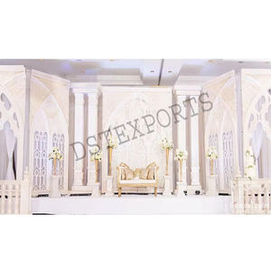 Escenario de bodas con tema Victoriano de lujo, estilo moderno para recepción o ceremonia india de ensueño en México - Product Image 1