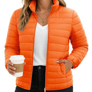 Veste matelassée à capuche pour homme, bordeaux, chaude, légère, d'hiver, fermeture éclair, décontractée, isolée, avec poches, multicolores - Product Image 3