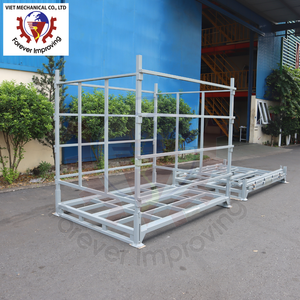 Estante plegable de acero resistente para almacenamiento eficiente en almacén Diseño plegable que ahorra espacio - Product Image 3