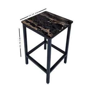 Commercial Kitchen & <b>Bar</b> Heavy Metal Iron Stool with Foot Ring Home Decor at Wholesale Prices - Product Image 6