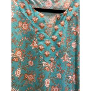 Vestido de Verano Oriental Jade 1 - Talla Grande, Estilo Coreano Informal, Sin Tirantes, Largo hasta el Suelo, Transpirable, con Volantes, para el Día a Día - Product Image 3