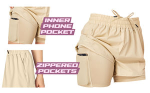 Pantalones Cortos Deportivos de Compresión para Hombre, de Spandex, para Gimnasio, Entrenamiento, Correr, Secado Rápido, Unisex, Estilo Ni_ke - Product Image 6