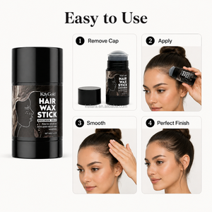 Cera para el Cabello en Barra Portátil de 40g, Fijación Fuerte para Cabello Rebelde, Peinados Recogidos, Cola de Caballo, Trenzas, Cabello Rizado, Lacio o con Ondas - Product Image 4