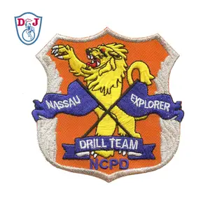 Patch Maker Iron On Parches Embroidered Dairy Customized Embroidery Patches For Garment Supplier