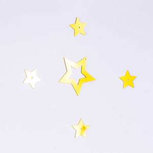 Sequin forme spéciale petit trou centré couleur métallique, Selanusa - Product Image 1