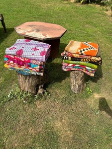 Wholesale Lot Indian Vintage Reversible Kantha <b>Quilt</b> Handmade Cotton Fabric Recycled for Home Use Hotel Printed Pattern <b>Winter</b> - Product Image 3