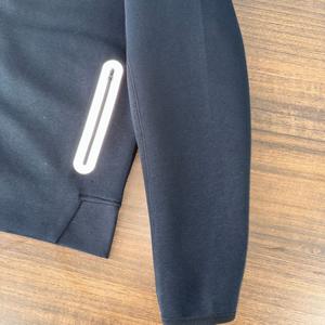 25 nouveau hiver solide sport à capuche veste pull couche d'air Spandex/Polyester fermeture éclair respirant léger adhésif veste - Product Image 4