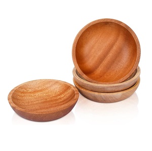 Tazón de Madera Natural Personalizable, Tazón para Ensalada, Cena, Comida, Nuevo Estilo, Tazón de Madera para Frutas y Aperitivos, Hecho a Mano, Mejor Diseñador, Precio al por Mayor - Product Image 5