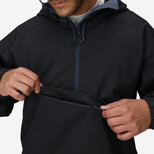 Chaqueta cortavientos para hombre personalizada para golf material impermeable transpirable producción OEM con logotipo impreso y etiqueta privada - Product Image 3