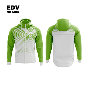 Sudadera con capucha de sublimación personalizada para mujer 100% poliéster tejido de punto transpirable e impermeable para la temporada de otoño - Product Image 2