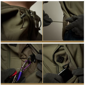 Veste coupe-vent légère de haute qualité pour hommes dernière conception veste d'hiver personnalisée avec capuche tissu polyester imperméable - Product Image 6