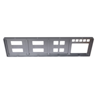 Panneau avant en aluminium CNC, dissipateur thermique en aluminium, usinage de pièces en aluminium anodisé, pièces tournées en laiton, prototype, usinage CNC
