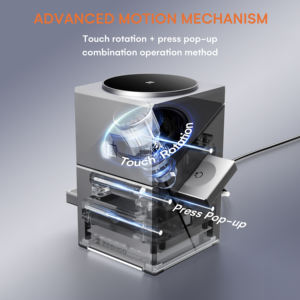 ZEEHOO-Station de charge sans fil CuBeTrick X 3-en-1-Noir-Prise UK - Product Image 2