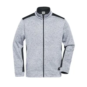 Men's Custom Knitted Fleece Jacket Strong <b>Workwear</b> Promotional Hoodies & Sweatshirts - Product Image 2