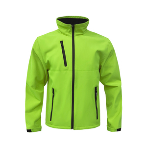 Nueva llegada verde deportes hombres Softshell cortavientos ropa de alta calidad al por mayor chaqueta personalizada para hombre - Product Image 6