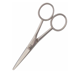 High Quality Dall Finish <b>Beard</b> Hair Cutting <b>Scissors</b> Sand Finish Metal Steel Mustache <b>Scissor</b> Razor Edge Sharp <b>Scissor</b> For Salon - Product Image 4