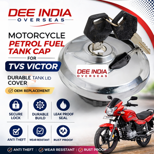 Tapa del Tanque de Combustible para Motocicleta TVS Victor |   Cubierta de Tanque de Gasolina Duradera, Reemplazo OEM - Product Image 1