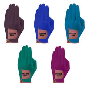 New Style Adult Golf <b>Gloves</b> with Custom Logo Packaging <b>Sheepskin</b> Palm Soft <b>Men</b> OEM Color Feature Material Origin Size Durable - Product Image 2