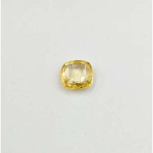 Saphir Jaune Naturel 4,5 Carats, Pierre Précieuse Non Montée, Coupe Ovale 9 x 10 mm, Facetté avec des Finitions Brillantes et Rose, Saphir Multicolore Arc-en-ciel - Product Image 3