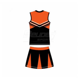 Tenues de cheerleading pour femmes de haute qualité, séchage rapide, légères, 100% polyester, couleurs et logo personnalisés, fabriquées au Pakistan - Product Image 2