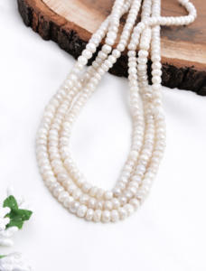 Cuentas de Sillimanita Facetadas de 6mm a 7mm, Gemas Naturales Blancas para Joyería Fina, Gemas Prismáticas - Product Image 5