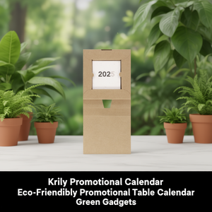 Calendario da Tavolo Ecologico Promozionale Krily, Gadget Verdi - Product Image 3