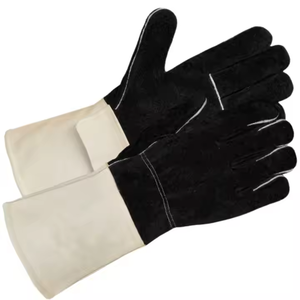 Gants en cuir de vachette renforcé pour le soudage et le barbecue Protection des mains de sécurité industrielle robuste Caractéristique ignifuge - Product Image 6