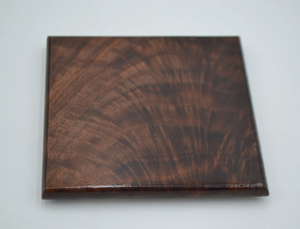 Sous-verres de service à thé imprimés en bois de manguier et d'acacia faits à la main en gros, 4 pièces pour la maison et la cuisine - Product Image 4