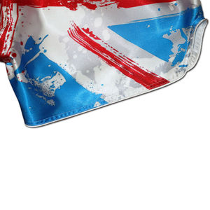 กางเกงมวยไทยโลโก้สั่งทำ คุณภาพสูง สวมใส่สบาย ระบายอากาศดี กางเกงมวยไทยสำหรับการต่อสู้ ขายส่ง - Product Image 6