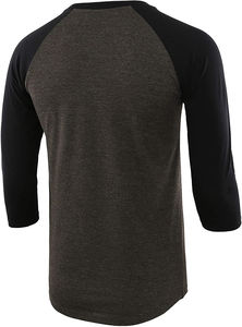 High Quality Men's 3/4 Raglan Sleeves Multicolor Cotton Jersey <b>Baseball</b> <b>Tee</b> Shirts Outdoor Sports Tshirts - Product Image 2