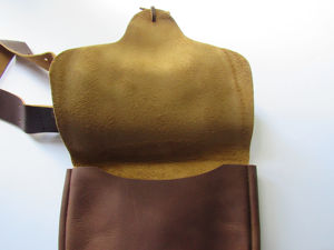 Sac en cuir de fauconnerie personnalisé de haute qualité, accessoires de chasse en plein air, entraînement des faucons, piège à animaux, lance-pierre, taille personnalisable - Product Image 5