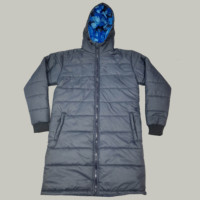 Blouson matelassé en toile pour homme, style safari, chaud, léger, imperméable, à capuche, pour l'extérieur, le ski, la neige, décontracté, mode, avec fermeture éclair