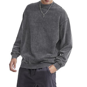 เสื้อสเวตเชิ้ตผ้าฟลีซทรงโอเวอร์ไซส์ รุ่น HEPL046 สำหรับฤดูใบไม้ร่วง น้ำหนัก 360 กรัม สีพื้น ปรับแต่งโลโก้ได้  สั่งขั้นต่ำ 1 ตัว สำหรับฤดูหนาว - Product Image 5