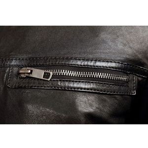 Fábrica al por mayor de alta calidad famosa marca de piel de oveja chaqueta de cuero de los hombres al aire libre últimas chaquetas de motocicleta para hombres - Product Image 6