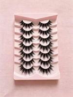 Faux cils complets faits main en marque privée, en vison synthétique doux et moelleux, avec emballage personnalisé, vente en gros depuis l'usine chinoise