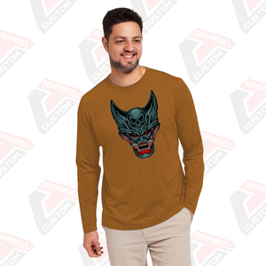 Heritage T-shirt en jersey de coton à manches longues pour homme Appliques de confort d'été écologiques disponibles Styles de velours côtelé batik denim - Product Image 2