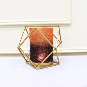 Metal Candle Holder with Glass Votive Add a Dramatic Flair to Your Home Modern <b>Tea</b> <b>Light</b> Sleek and Chic for Contemporary Living - Product Image 1