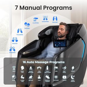 Sillón de Masaje Space Pod Inteligente con Brazo Mecánico 4D, Riel Guía SL, Voz AI, Gravedad Cero, Múltiples Modos, Cómodo y Elegante - Product Image 4