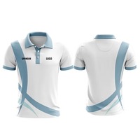 Polo de golf pour hommes Offre Spéciale sur mesure 100% Polyester nouveau style vêtements de sport à impression sublimée à séchage rapide