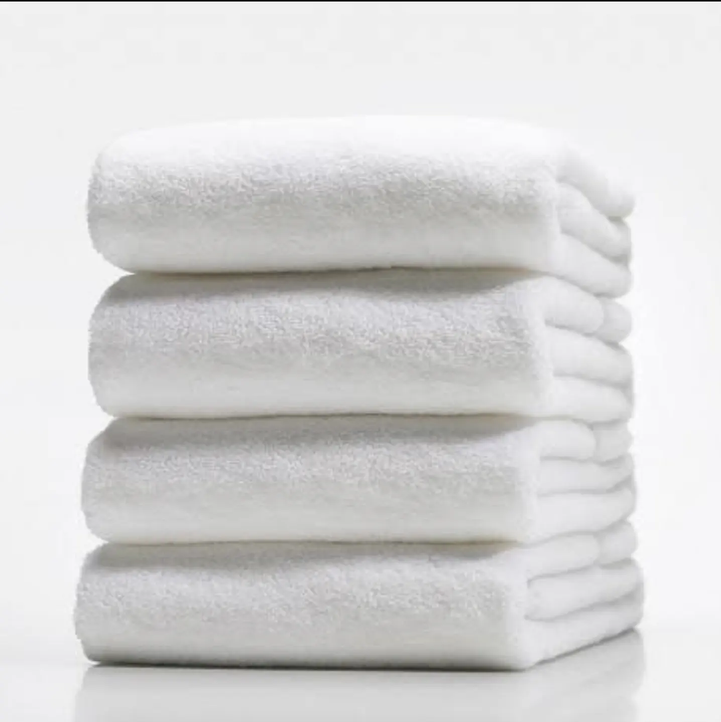 Zadetex 100% Cotton Towel White for Hotel and Houses Durable Hypoallergenic Easy to Clean Absorbent