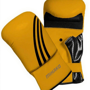 Gants de boxe personnalisés en cuir épais imperméable pour l'entraînement au sparring et aux arts martiaux - Product Image 6