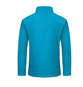 Vestes Softshell pour hommes de haute qualité personnalisées en bleu marine Fabriquées au Pakistan Usine de vêtements directe Logo brodé imprimé - Product Image 6