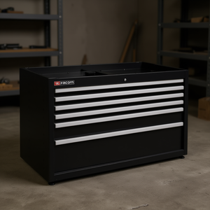 ตู้เก็บเครื่องมือ Facom สีดำแบบสองชั้น 6 ลิ้นชัก - Product Image 3