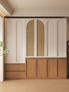 Factory Direct-sale Customizable-designed Vintage <strong>Wardrobe</strong> with <strong>Midcentury</strong> Modern Style for Hotel and Villa Bedroom Storage - Product Image 4