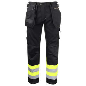 Pantalones DE SEGURIDAD reflectantes con protección de alta visibilidad Desgaste Algodón Poliéster Trabajo Pantalones DE SEGURIDAD reflectantes ligeros - Product Image 4
