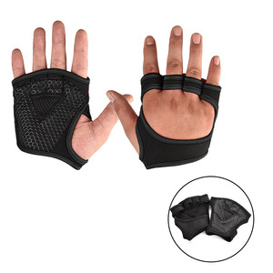 Customized Logo Leather Weightlifting Gloves with Adjustable Wrist Strap for Outdoor Sports - Product Image 6