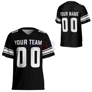 Nouvelle arrivée Maillot de football américain personnalisé Qualité supérieure Respirant à manches courtes Maillot de sport de haute qualité quantité minimale de commande bas - Product Image 6