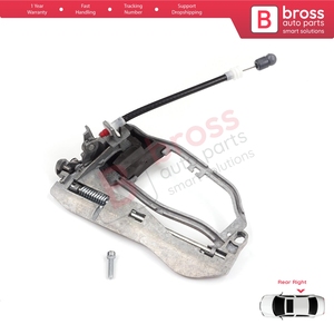 Support de poignée de porte de voiture BDP996, boîtier de poignée arrière droite 51228243636 pour X5 E53 2000-2006 - Product Image 3